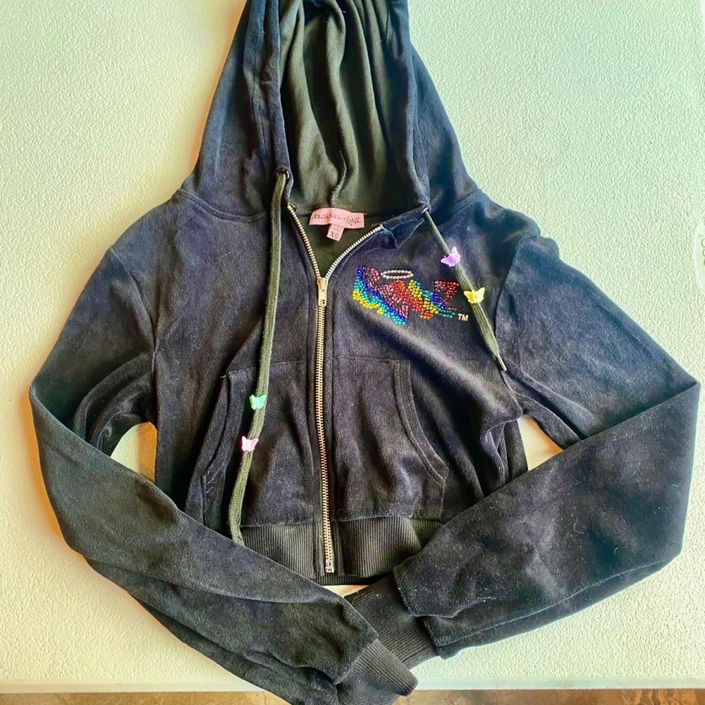 DollsKill Bratz hoodie w/ butterfly claw clips